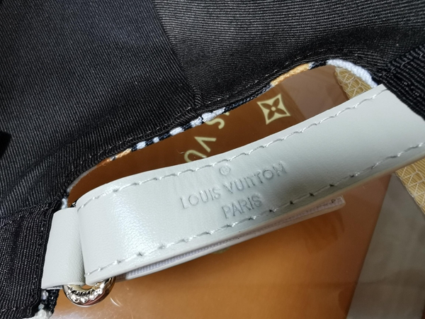 ブランド帽子角部分ディテール